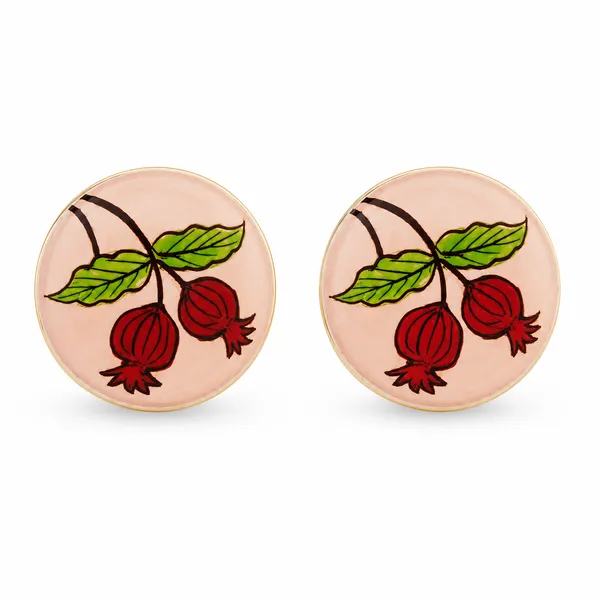 Rose_Gold_Pomegranate_Motif_Cufflinks_for_Men