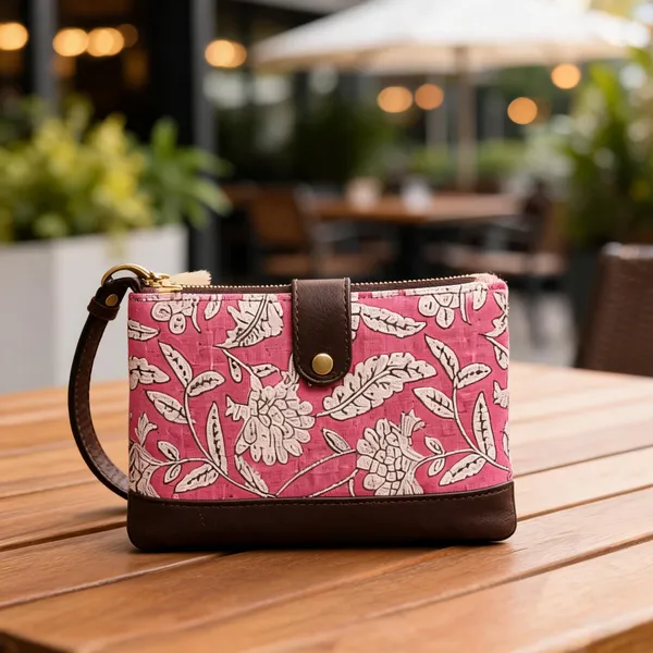 Pink_Cotton_Wristlet_Clutch_For_Women