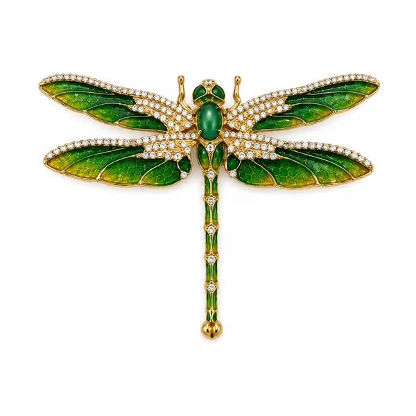 Green_Gold-Tone_Dragonfly_Brooch_for_Women