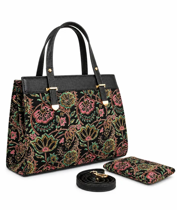 Black_Floral_Print_Tote_Handbag_for_Women