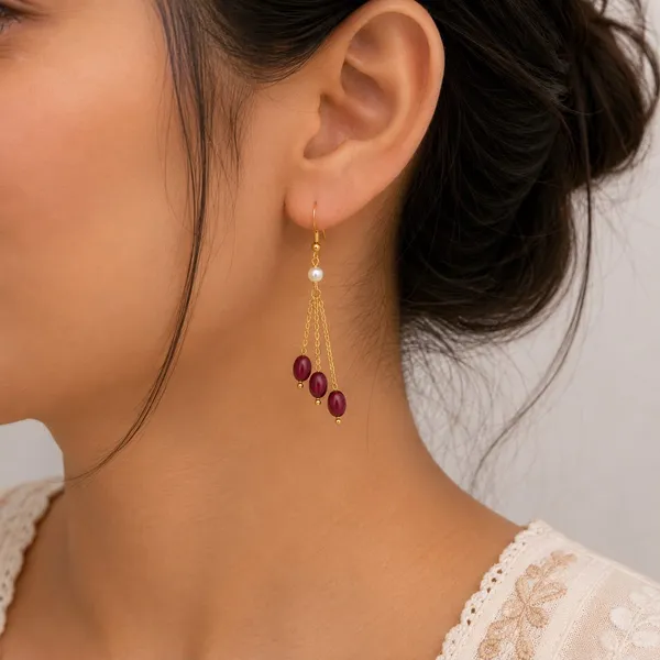 Gold_Tone_Pearl_Beaded_Drop_Earrings_for_Women
