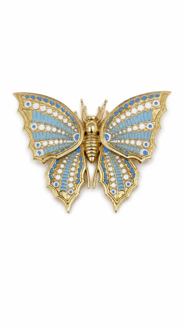 Gold-Tone_Butterfly_Brooch_For_Women