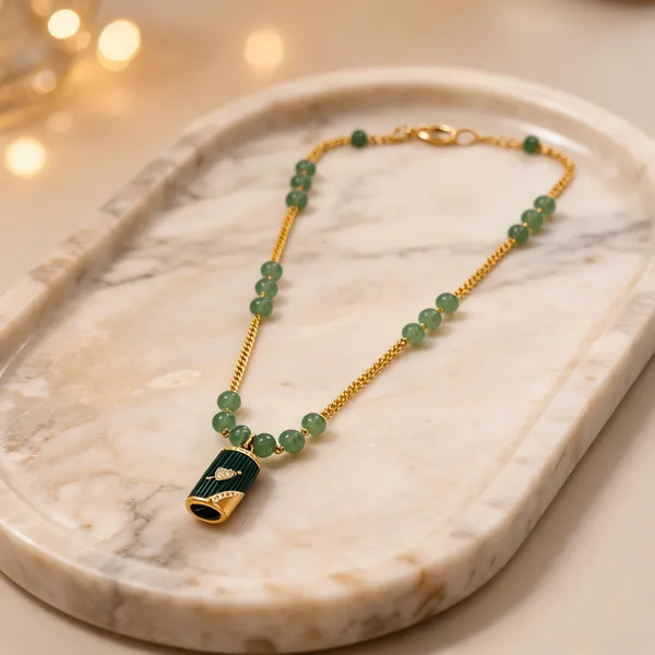 Green_Italian_Brass_Pendant_Necklace_For_Women