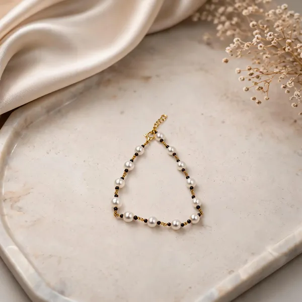 White_Italian_Brass_Bracelet_For_Women