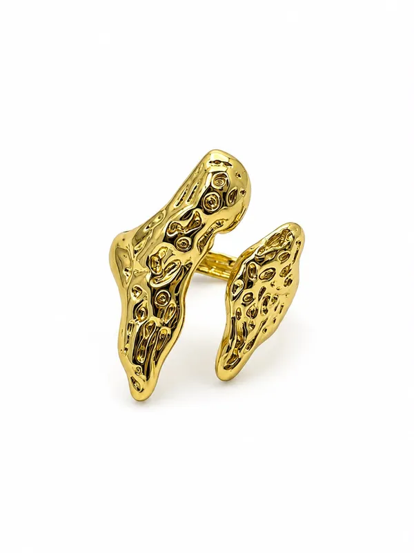 Gold_Tone_Textured_Open_Ring_for_Women