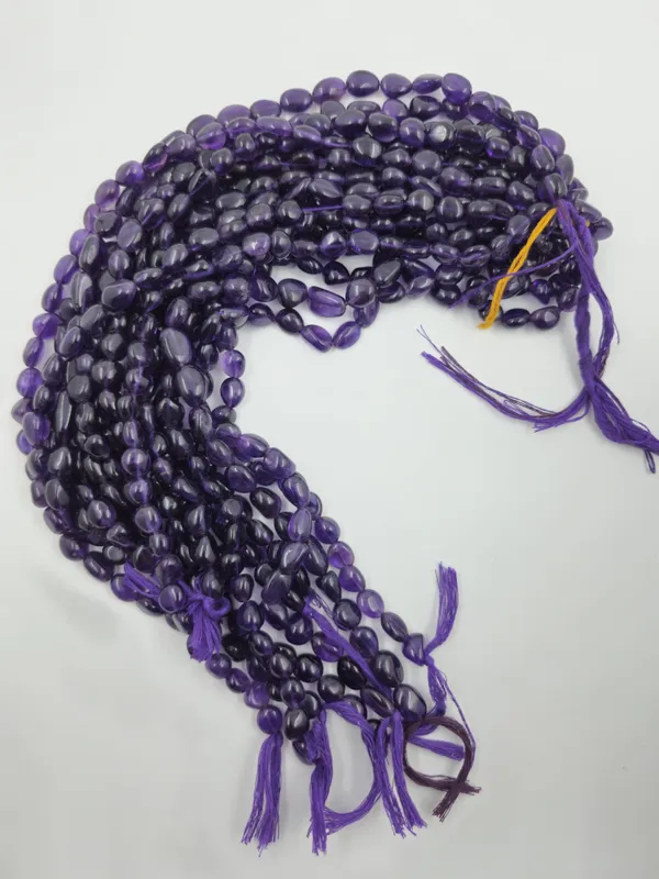 Purple_Irregular_Bead_Strands_for_Jewelry_Making