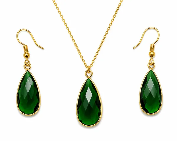 Green_Gold_Tone_Teardrop_Necklace_Set_for_Women