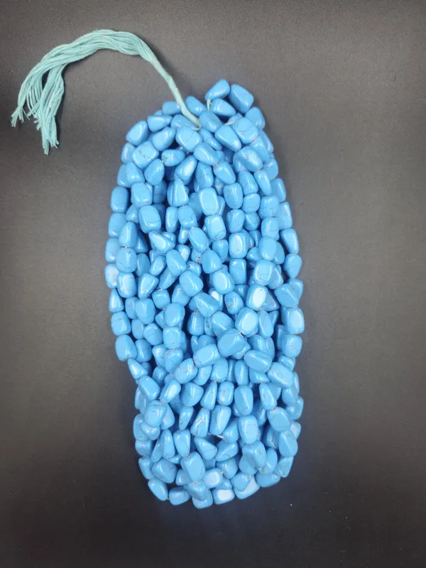 Blue_Irregular_Bead_Strand_for_Jewellery_Making