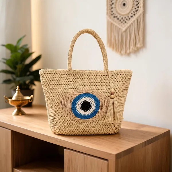 Beige_Straw_Crochet_Tote_Bag_For_Women