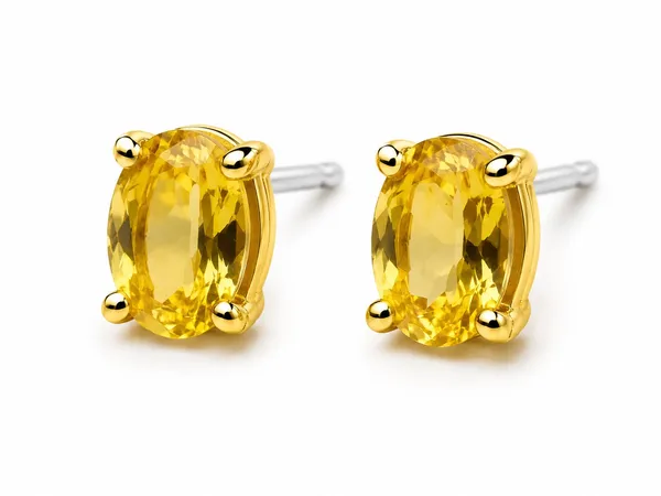 Yellow_Oval_Stone_Stud_Earrings_for_Women