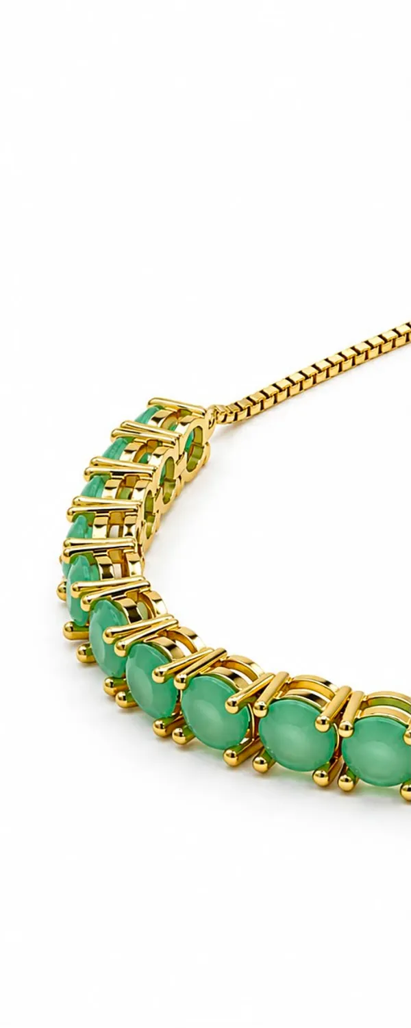 Green_Gold_Tone_Beaded_Bracelet_for_Women
