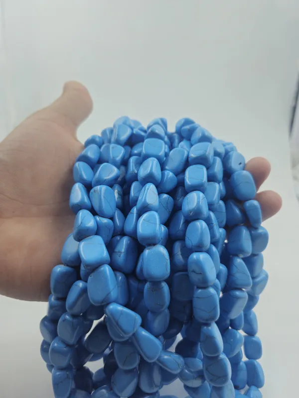 Blue_Irregular_Bead_Strand_for_Jewellery_Making