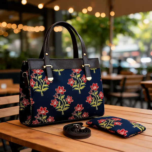 Navy_Blue_Cotton_Tote_Bag_Set_For_Women