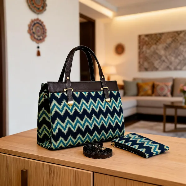 Blue_Cotton_Tote_Bag_For_Women