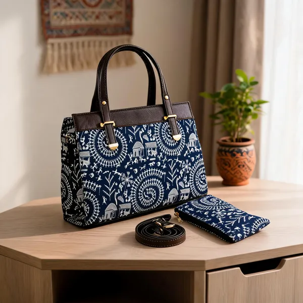Blue_Cotton_Tote_Bag_For_Women