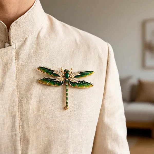 Gold-Tone_Silver_Brooch_For_Women