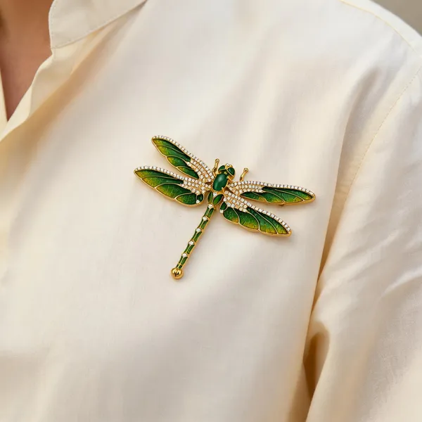 Gold-Tone_Italian_Brass_Brooch_For_Women