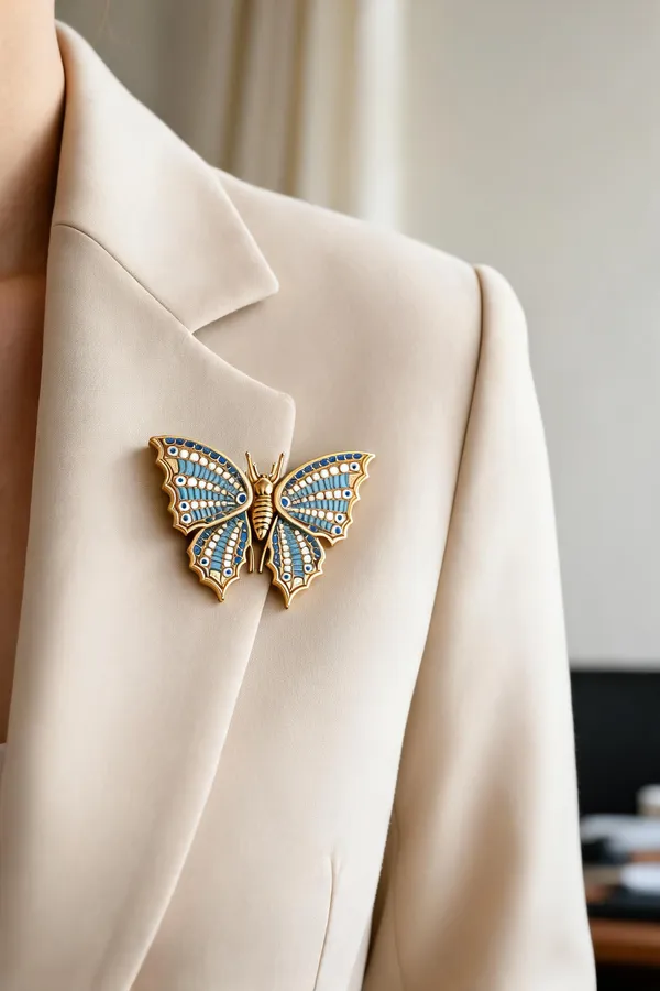 Gold-Tone_Silver_Brooch_For_Women