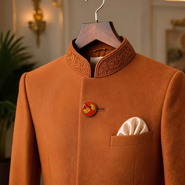 Red_Italian_Brass_Sherwani_For_Men_Pack_Of_13