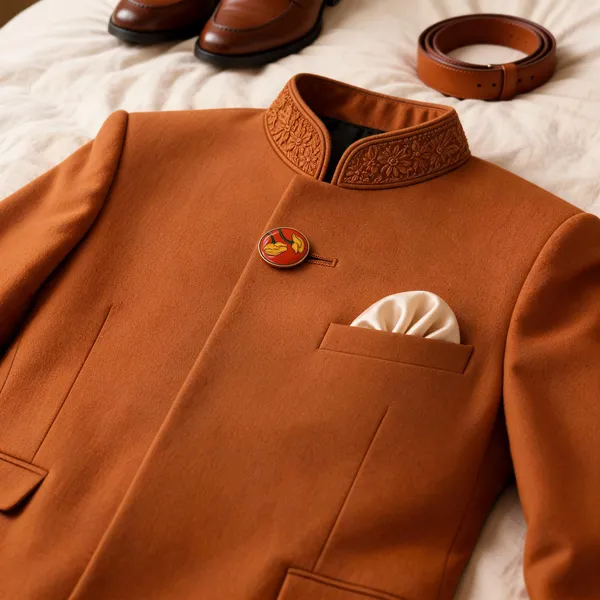 Red_Italian_Brass_Sherwani_For_Men_Pack_Of_13