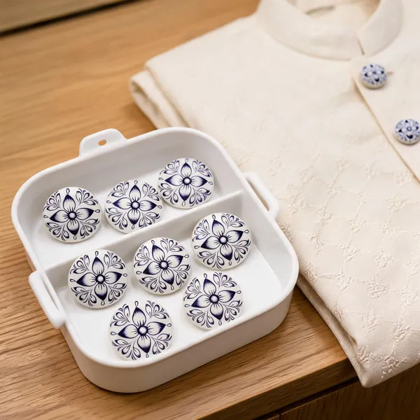 White_And_Blue_Italian_Brass_Button_For_Clothing_Cushions_Fabric-Based_Designs_Pack_Of_7