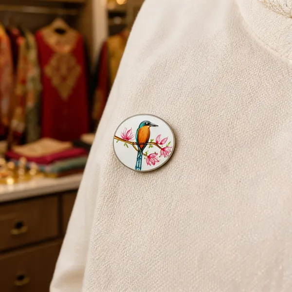 Multicolor_Italian_Brass_Bird_Motif_Brooch_For_Women_Pack_Of_13