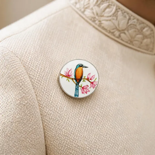 Multicolor_Italian_Brass_Bird_Motif_Brooch_For_Women_Pack_Of_7
