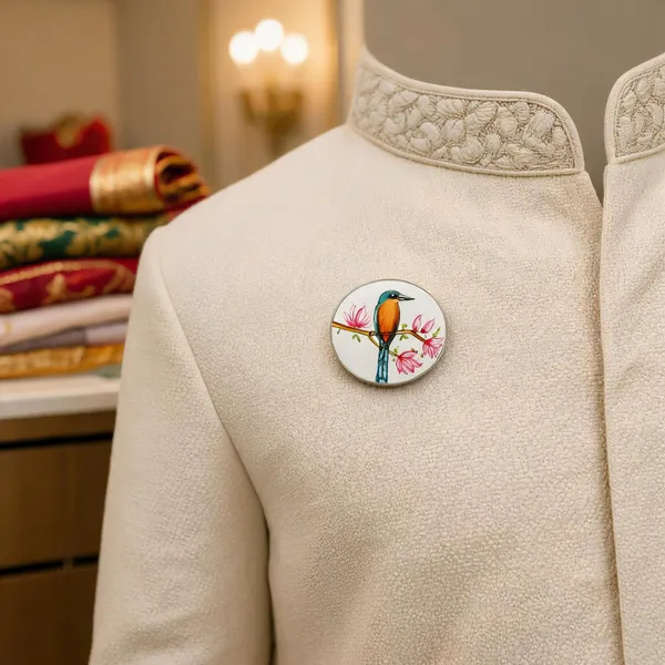 Multicolor_Italian_Brass_Bird_Motif_Brooch_For_Women_Pack_Of_7