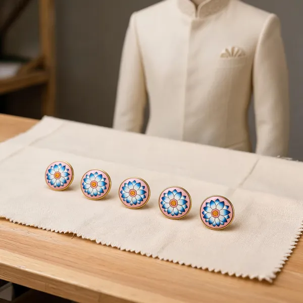 Blue_Italian_Brass_Buttons_For_Men'S_Sherwani_Pack_Of_13