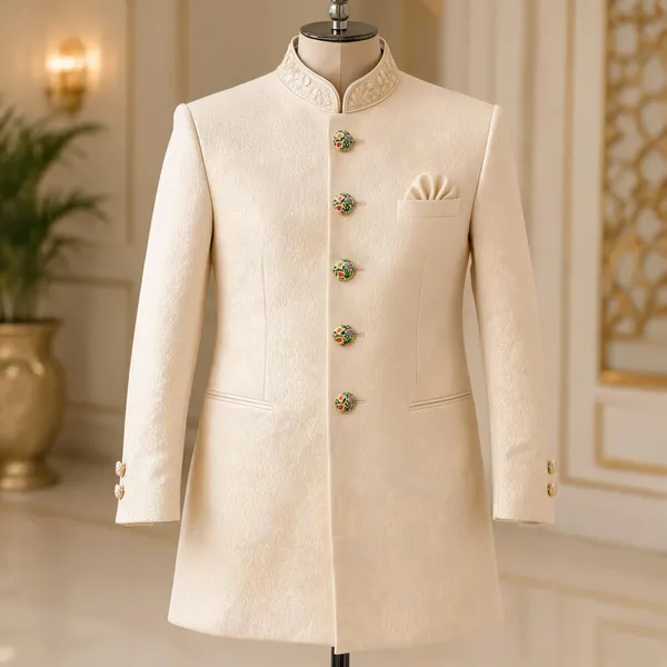 Ivory_Italian_Brass_Sherwani_For_Men_Pack_Of_13