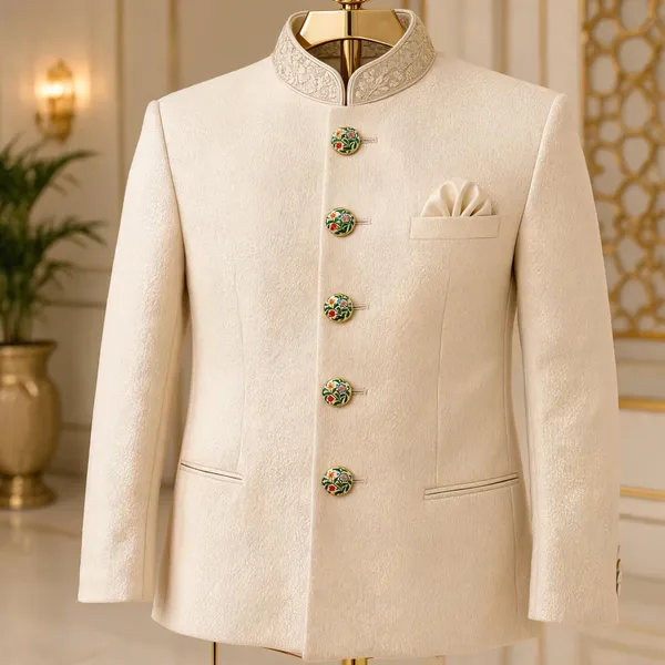Ivory_Italian_Brass_Sherwani_For_Men_Pack_Of_7