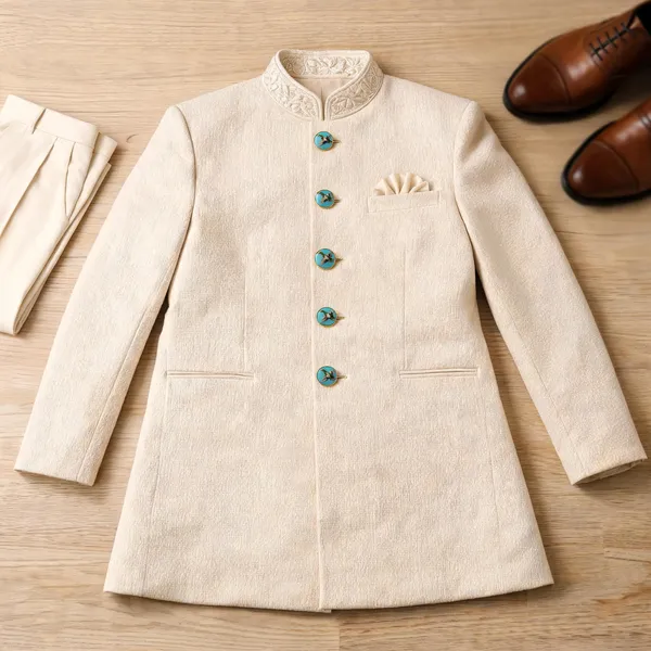 Cream_Italian_Brass_Sherwani_For_Men_Pack_Of_13