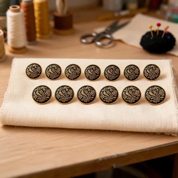 Cream_Italian_Brass_Buttons_For_Men_Pack_Of_13