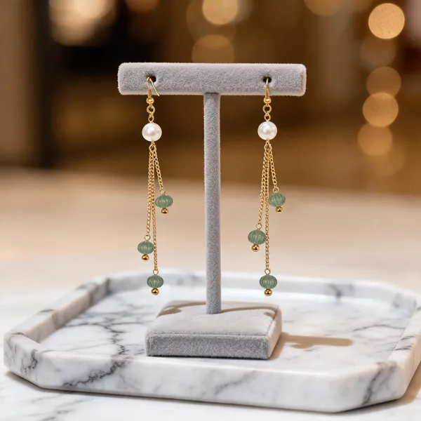 Gold-Tone_Italian_Brass_Drop_Earrings_For_Women