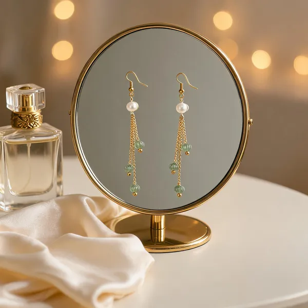 Gold-Tone_Italian_Brass_Drop_Earrings_For_Women