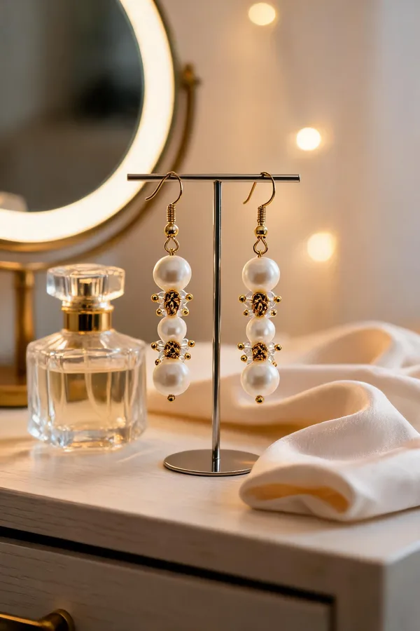 Gold-Tone_Italian_Brass_Drop_Earrings_For_Women