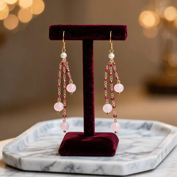 Gold-Tone_Italian_Brass_Chandelier_Earrings_For_Women
