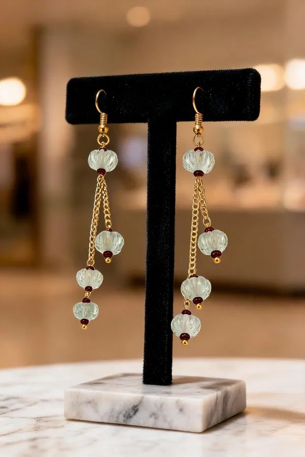 Gold-Tone_Italian_Brass_Drop_Earrings_For_Women