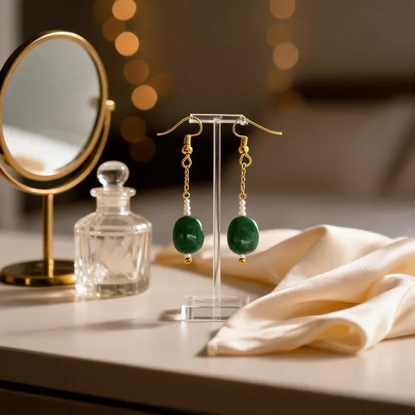 Green_Italian_Brass_Drop_Earrings_For_Women