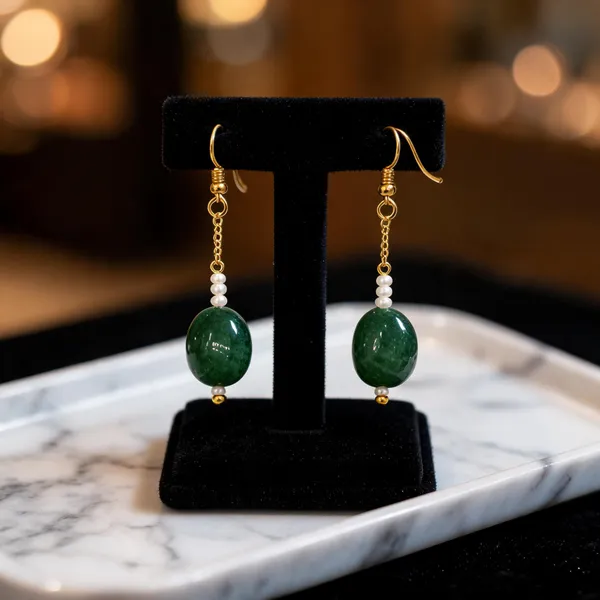 Green_Italian_Brass_Drop_Earrings_For_Women