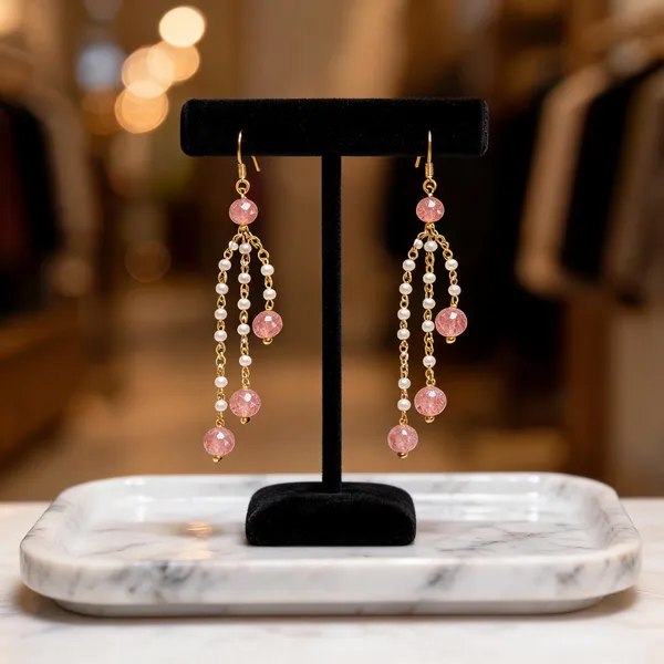 Gold-Tone_Italian_Brass_Drop_Earrings_For_Women
