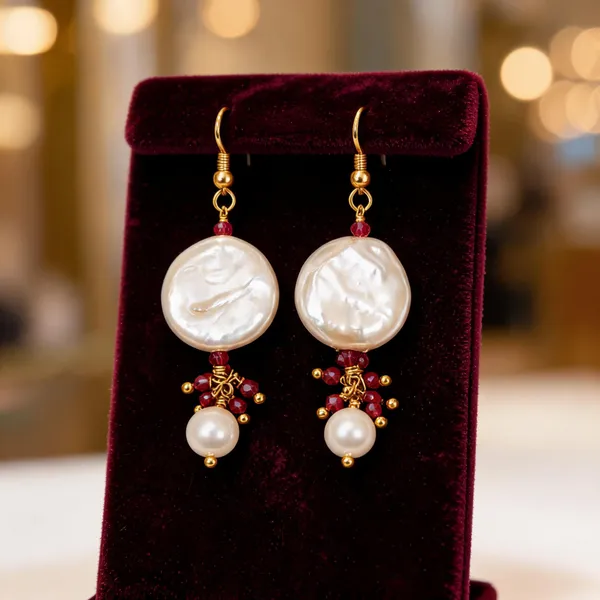 Gold-Tone_Italian_Brass_Drop_Earrings_For_Women