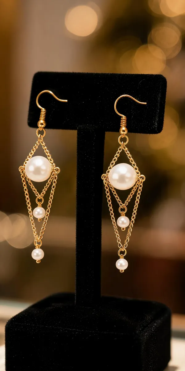 Gold-Tone_Italian_Brass_Dangle_Earrings_For_Women
