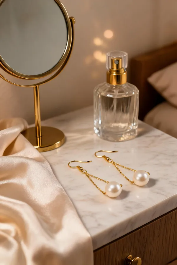 Gold-Tone_Italian_Brass_Drop_Earrings_For_Women