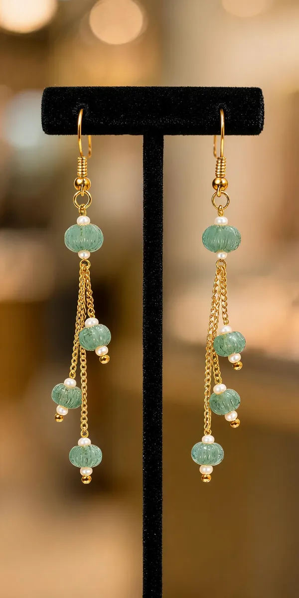 Green_Italian_Brass_Drop_Earrings_For_Women