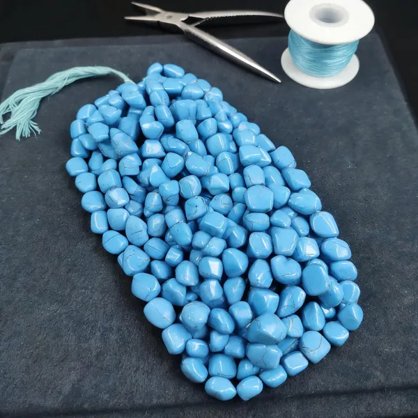 Blue_Blue_Turquoise_Bead_Strand_For_Jewellery_Making