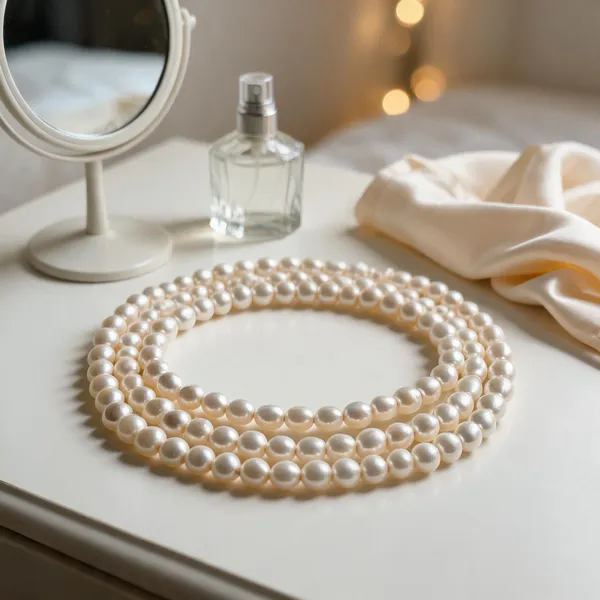Cream_Freshwater_Pearl_Necklace_For_Women