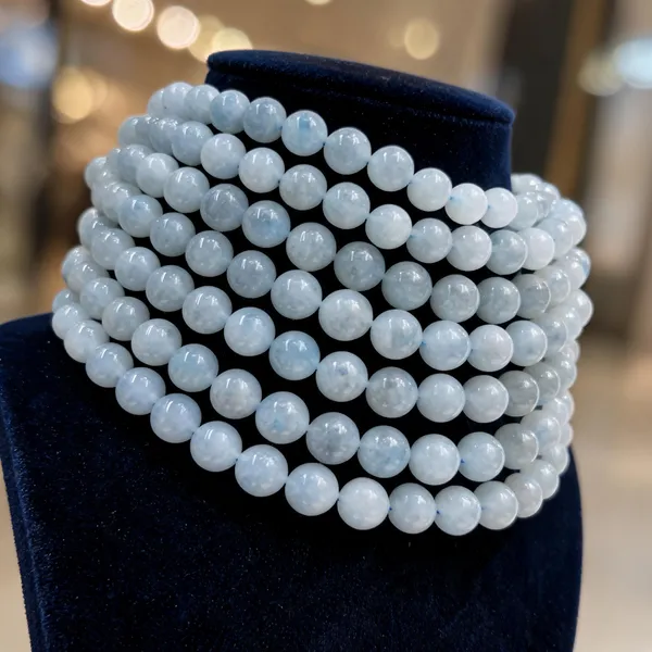 White_And_Grey_Aquamarine_Jewelry_Making_Beads_For_Jewellery_Makers_Craft_Enthusiasts_Diy_Creators
