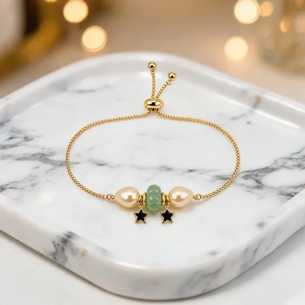 Gold-Tone_Italian_Brass_Charm_Bracelet_For_Women