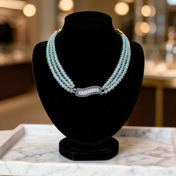 Aqua_Italian_Brass_Statement_Necklace_For_Women